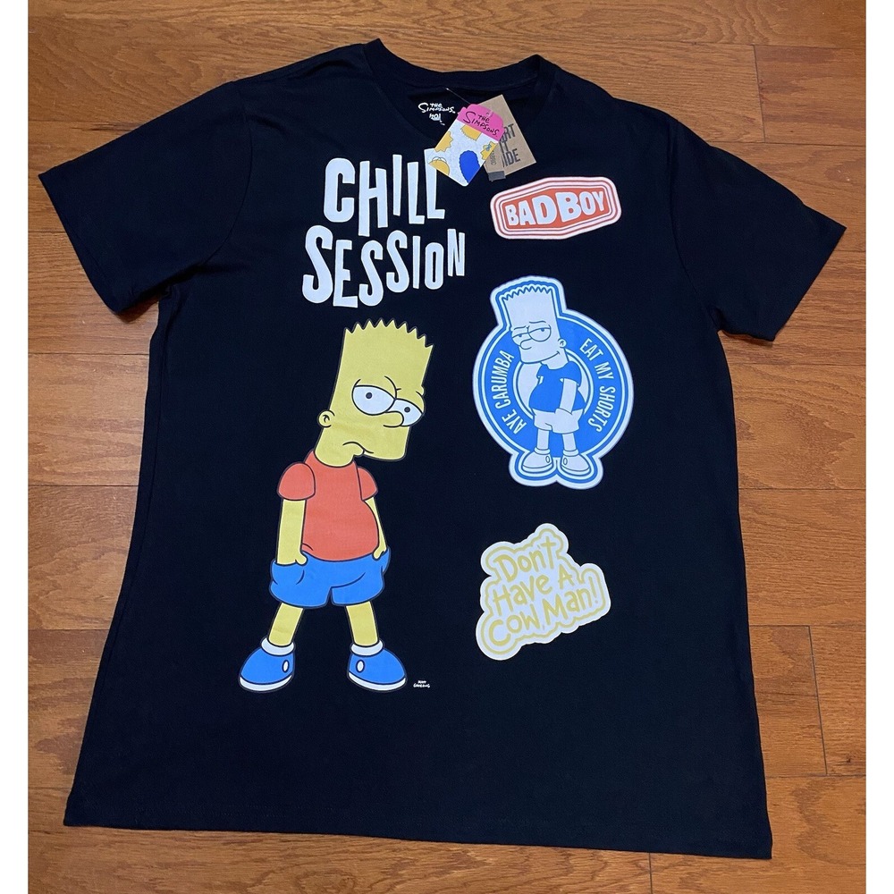 The Simpsons BART Simpson Eat My Shorts Bad Boy Don't Have A Cow New! NWT‎ XL